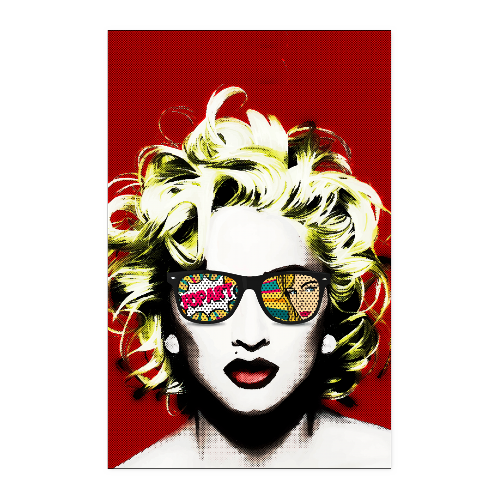 Monroe pop art 11x17
