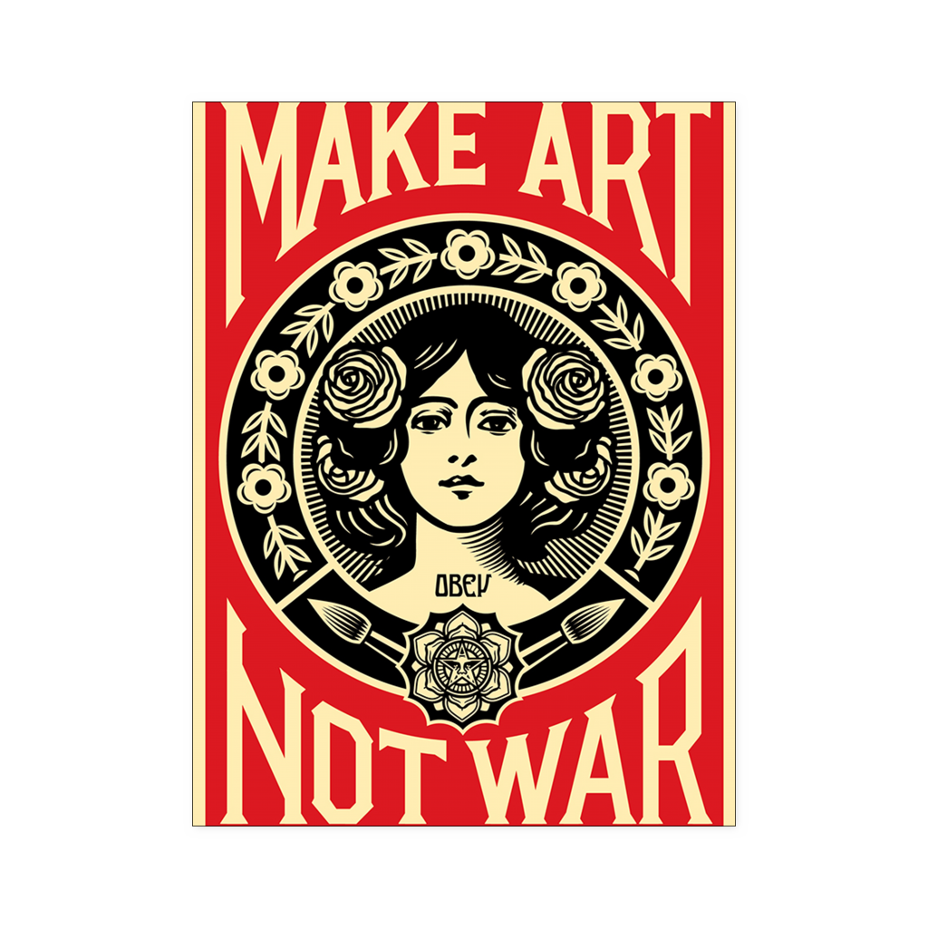 make art not war 18x24 final