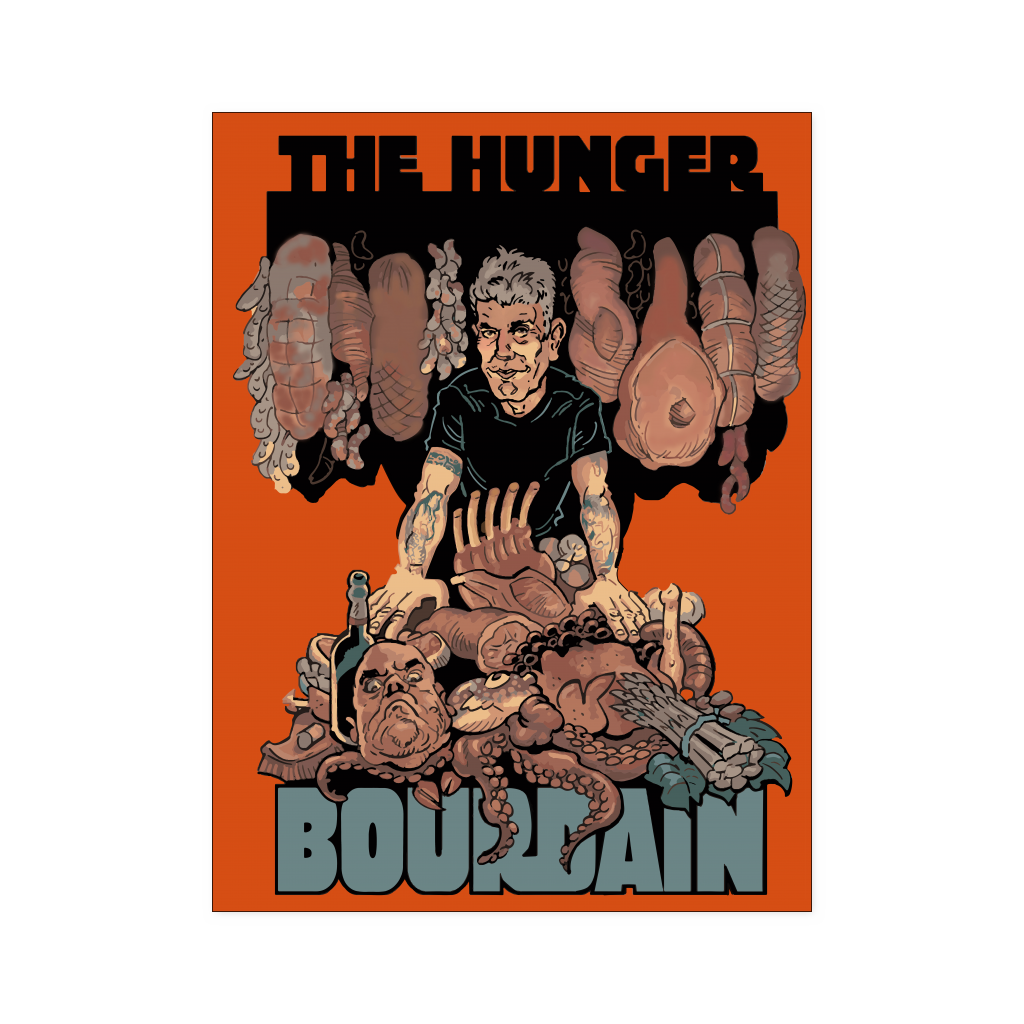 Anthony Bourdain poster kanh chon