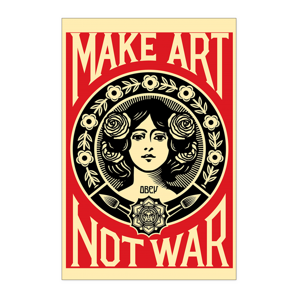 make art not war 24x36 final