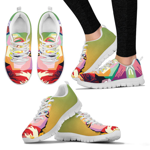 miley cyrus women white running shoes