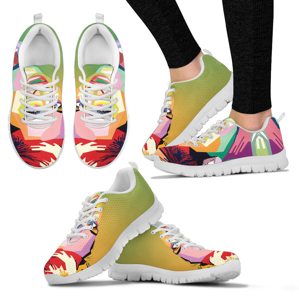miley cyrus women white running shoes