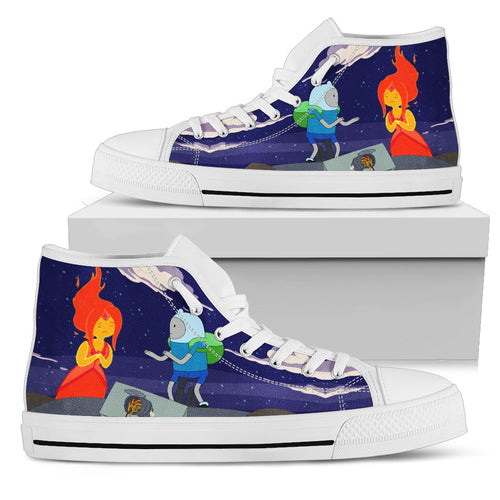 EXPRESS ADVENTURE TIME PURPLE WOMEN WHITE SHOES