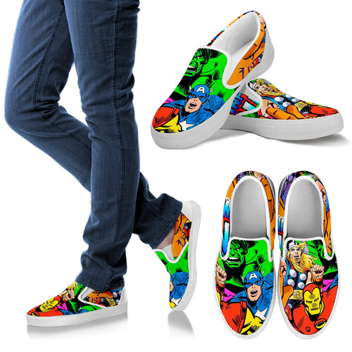express the infinity war women white slip on