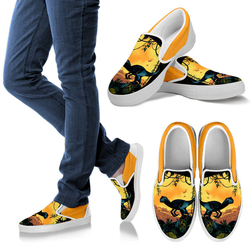JURASSIC WORLD WOMEN WHITE SLIP ON