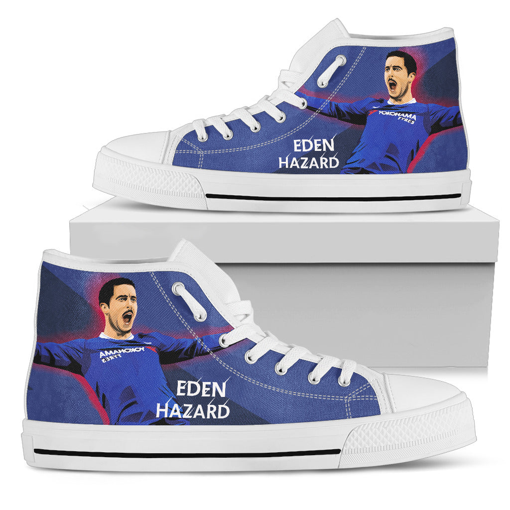 Eden Hazard men white shoes