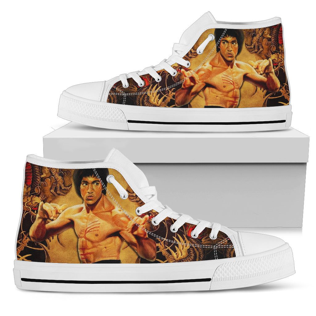 Bruce Lee women white shoes