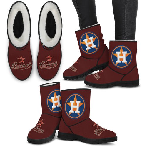 Houston Astros Fur Boots TD