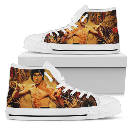 Bruce Lee Hightop Men White TD