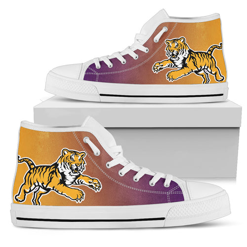 lsu tigers hightop Men White TD