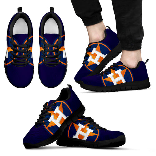 Houston Astros Black Men Runing Shoes td
