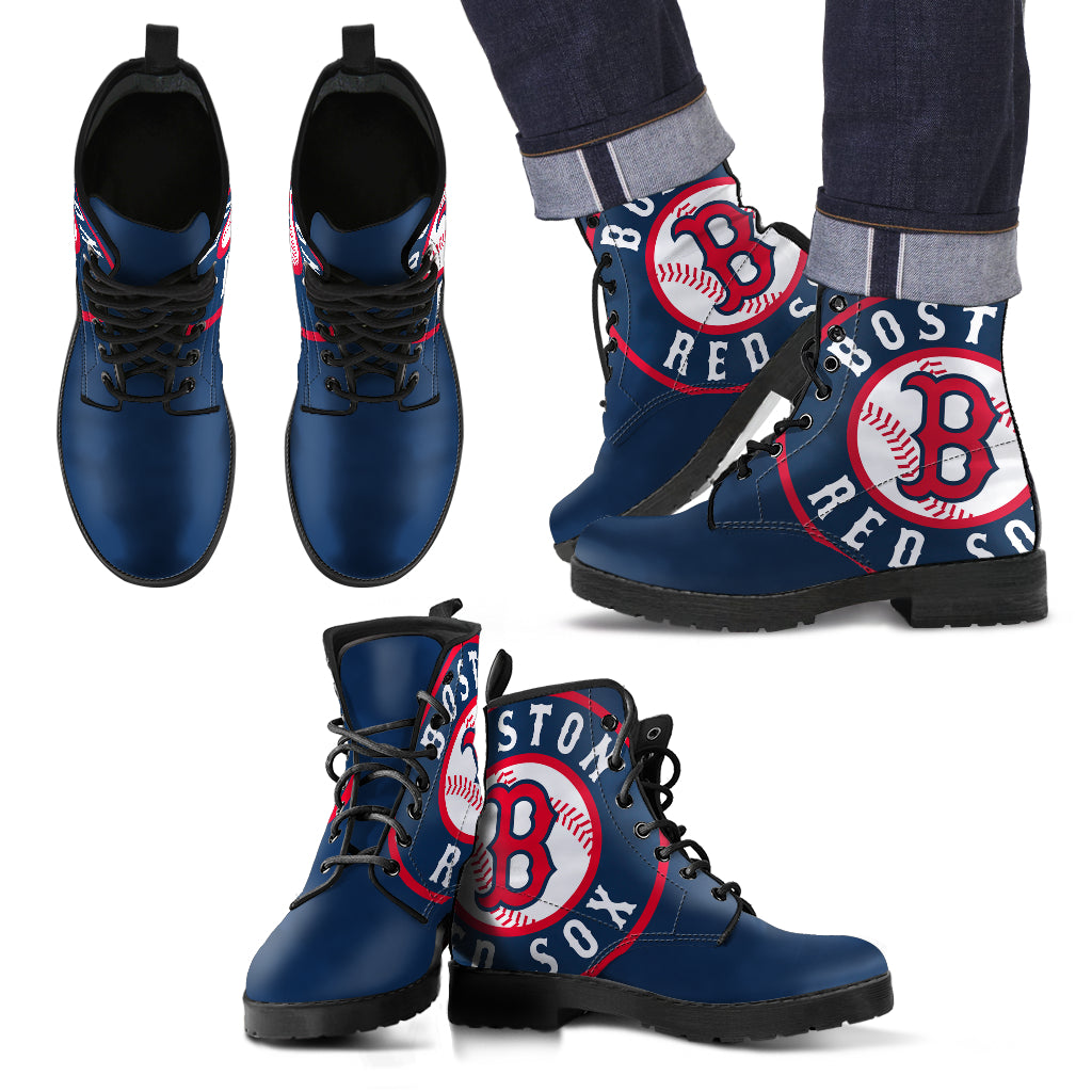 Boston Red Sox Men's Leather Boots TD