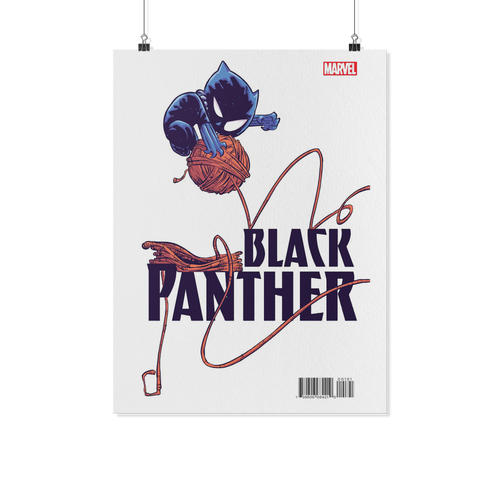 Black Panther spider chibi
