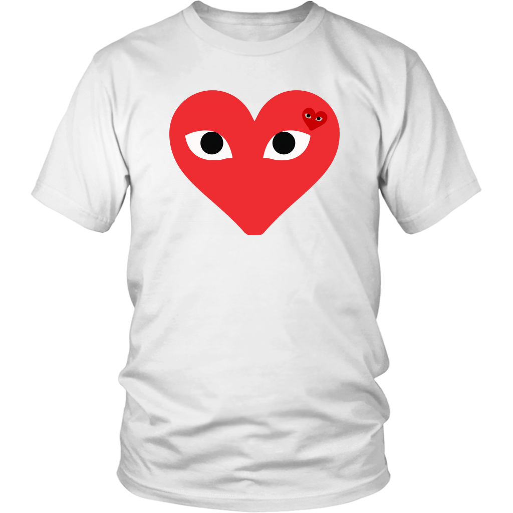 Comme des Garçons PLAY Heart Face Graphic T-Shirt,  Garcons PLAY Heart Face