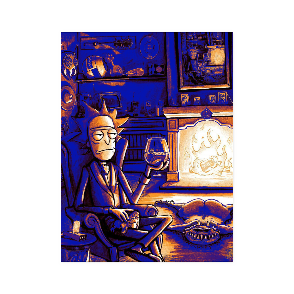 Rick and morty blue