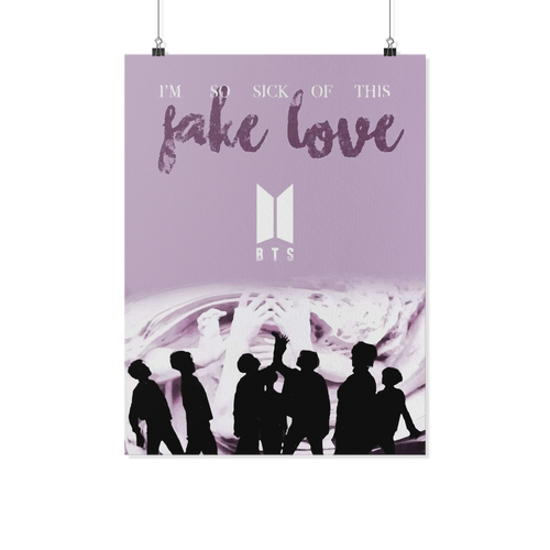 bts fake love 18x24