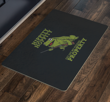 Hippity Hoppity Get Off My Property Doormat | Halloween | Custom Doormat | Housewarming Gift | Personalized Doormat | Wedding |Front Doormat