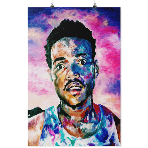 Chance the rapper color 24x36