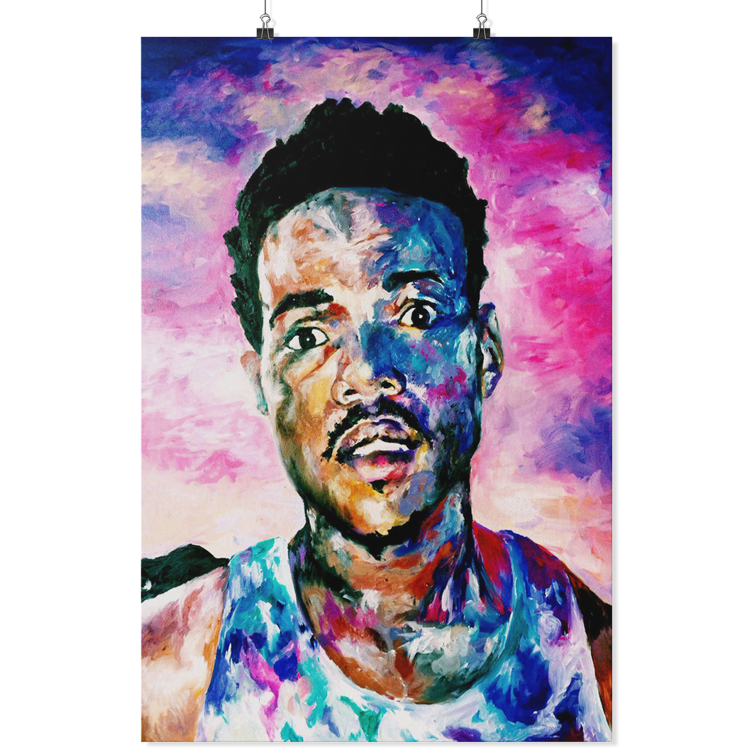 Chance the rapper color 24x36
