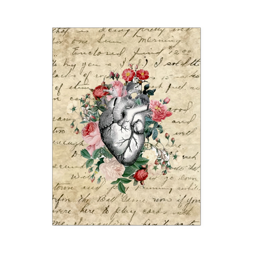 Floral Heart 18x24