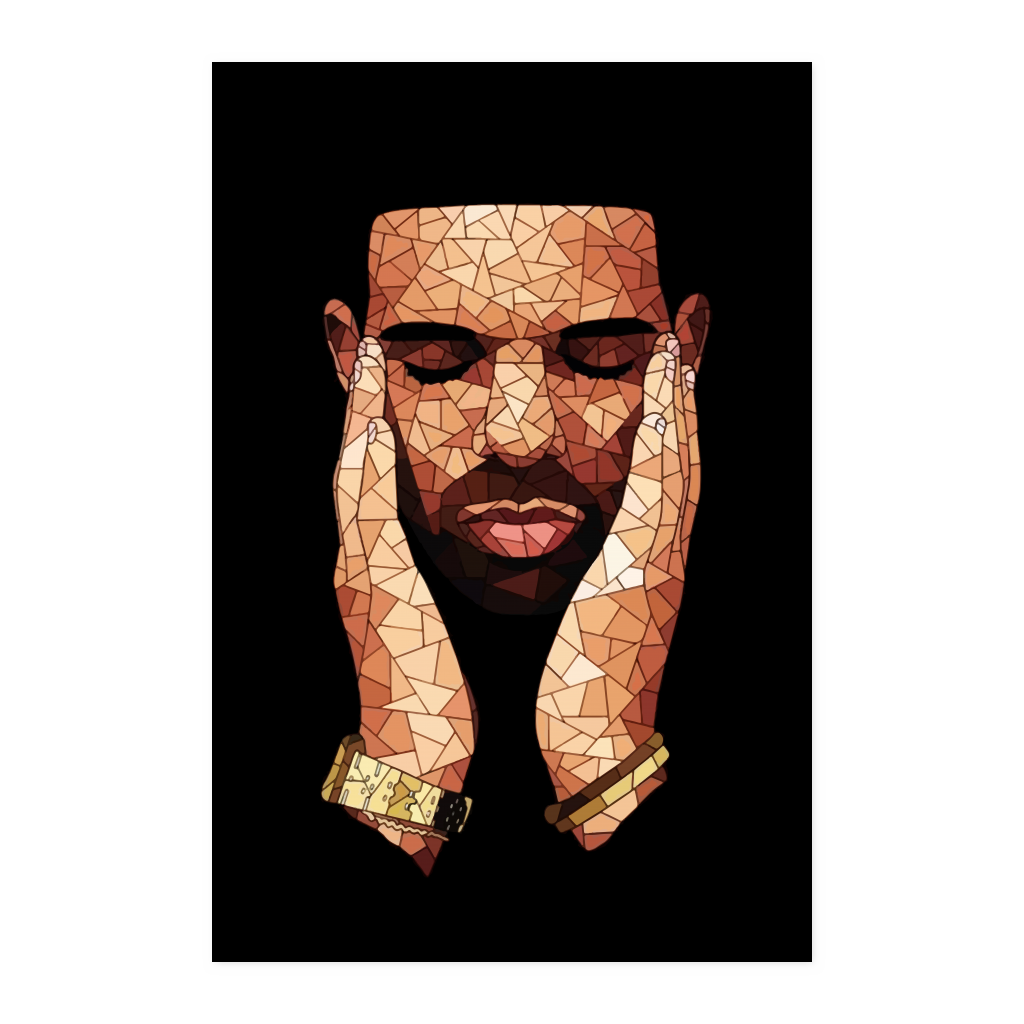 Drake Lowpoly 24x36