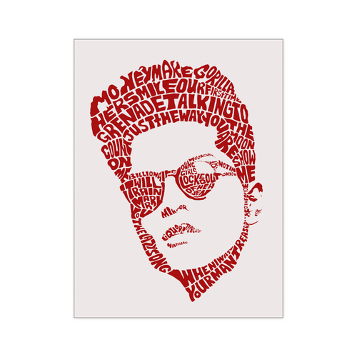Bruno Mars 18x24