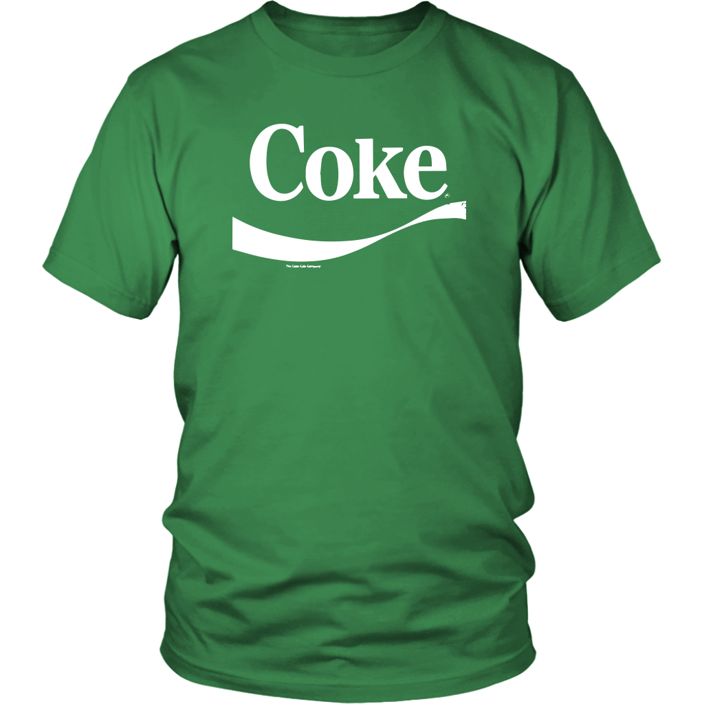 Coke Logo T-Shirt TD Kelly Green