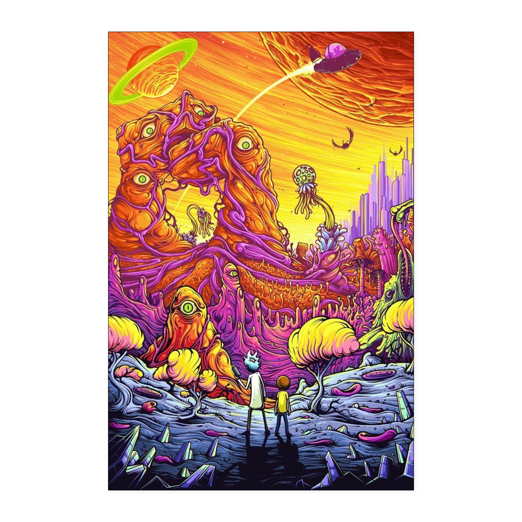 Rick and morty yellow