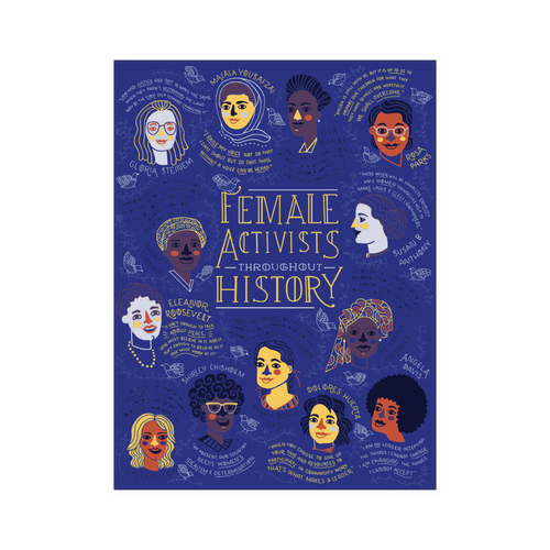 Feminist poster kanh 18x24