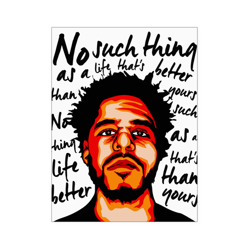 J Cole 18x24