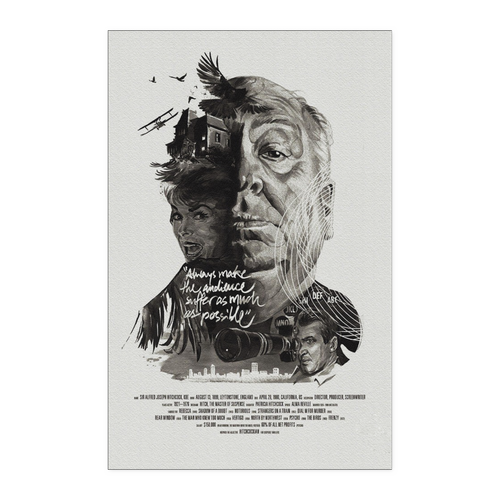 Alfred Hitchcook 11x17