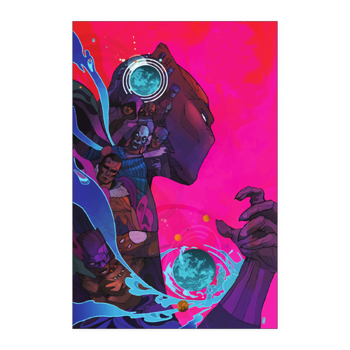 Black Panther Pink 24x36