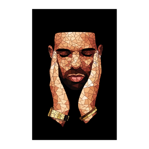 Drake lowpoly 11x17