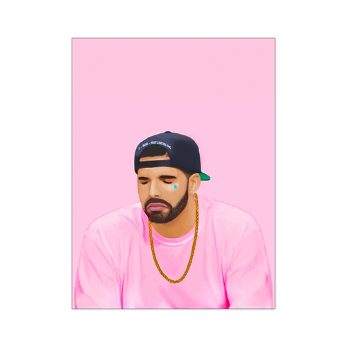 Drake pink 18x24