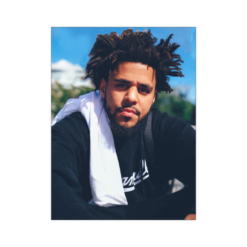 J Cole Photo 18x24