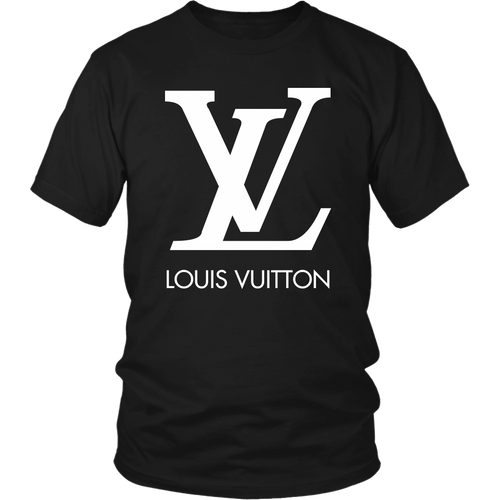 LOUIS VUITTON logo Tshirt  TD Black