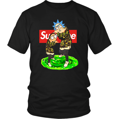 Rick and morty tshirt hihi den