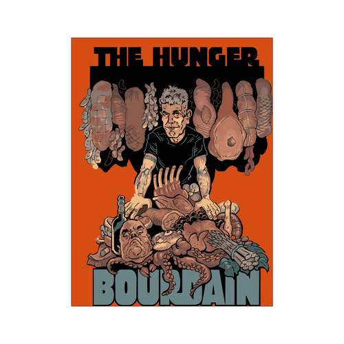 Anthony Bourdain poster kanh2
