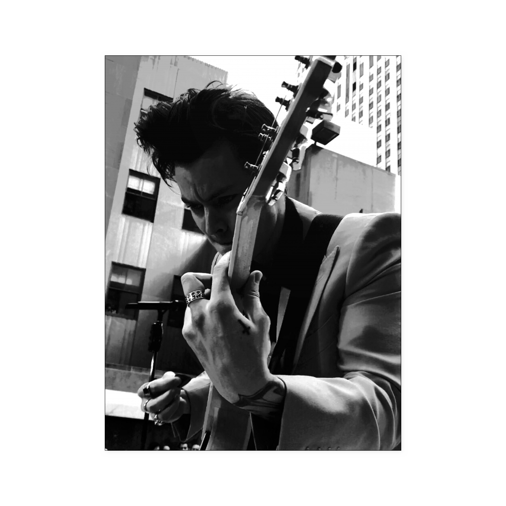 Harry Guitar 18x24