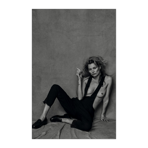 Kate Moss smoke nude poster Kanh