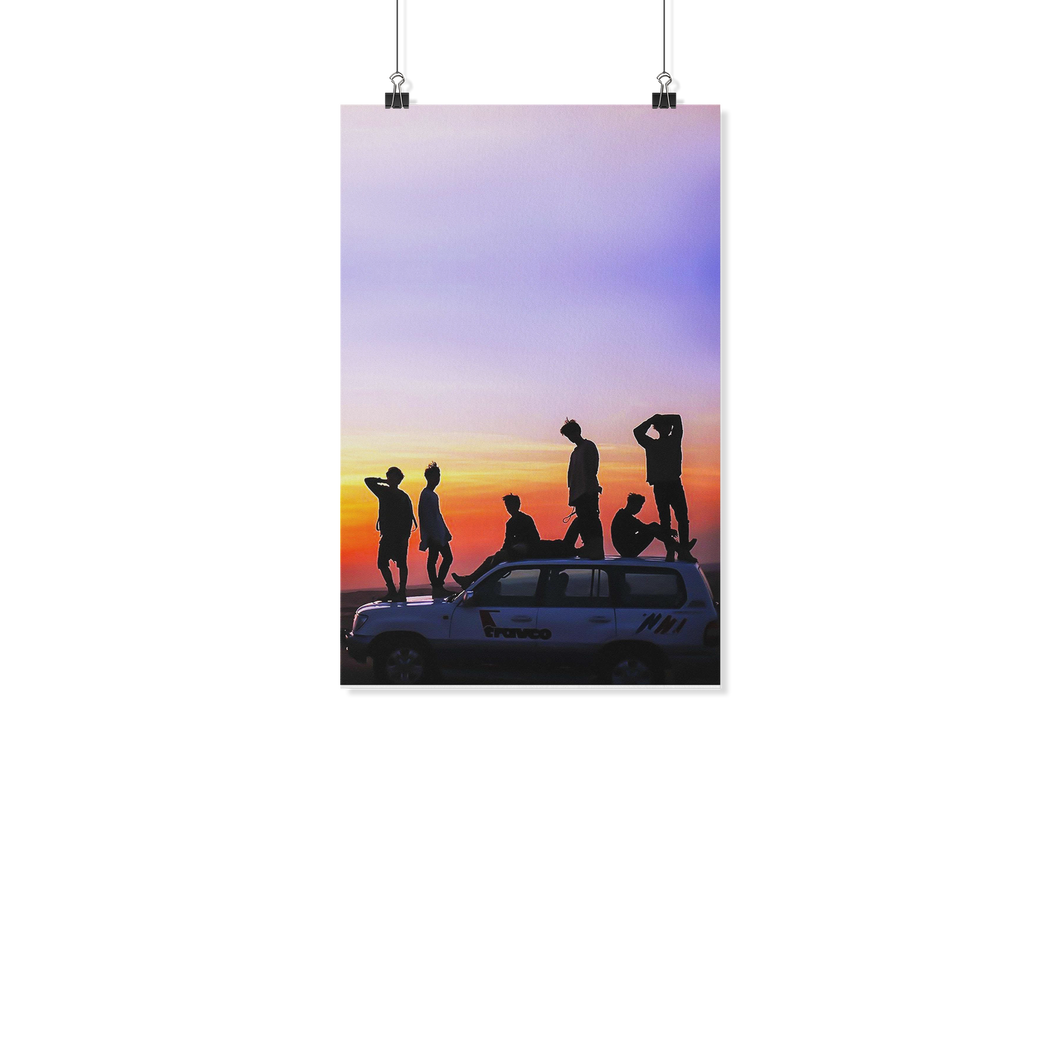bts sunset 11x17