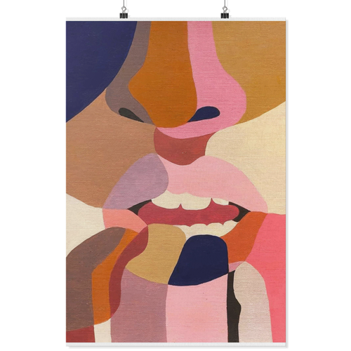 feminist lips 24x36