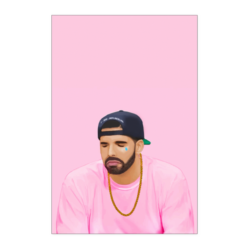Drake Pink 24x36