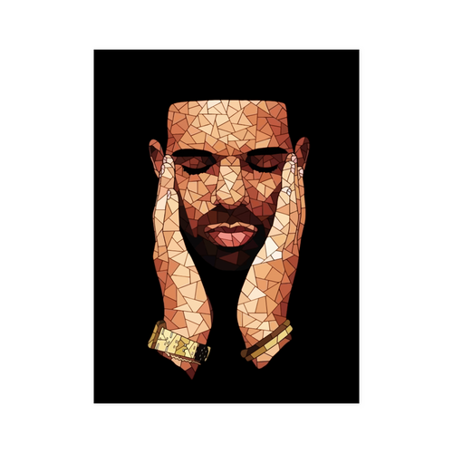 Drake Lowpoly 18x24
