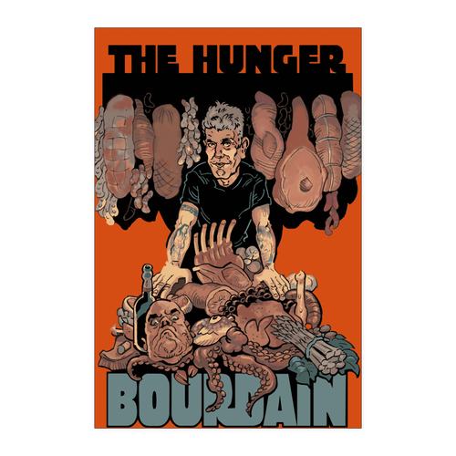 Anthony Bourdain poster kanh