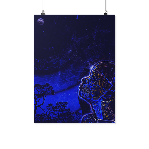 Alex Grey Moon 18x24