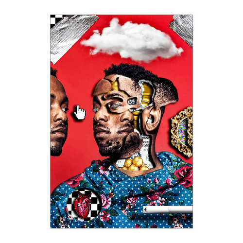 Kendrick many faces 24x36