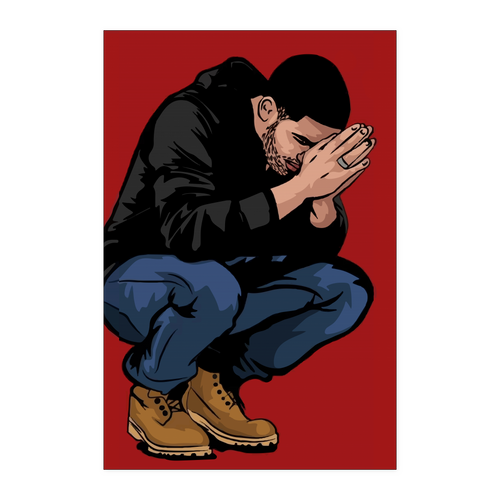 drake red 24x36