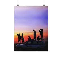 BTS sunset 18x24