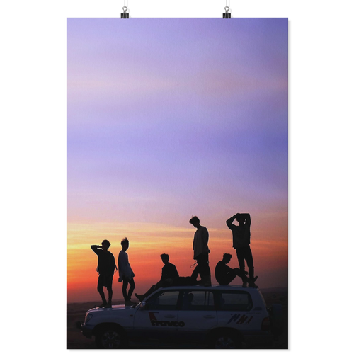 BTS SUNSET 24X36
